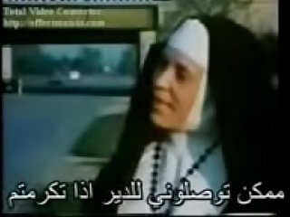 Wonderful sexy nun translated to Arabic